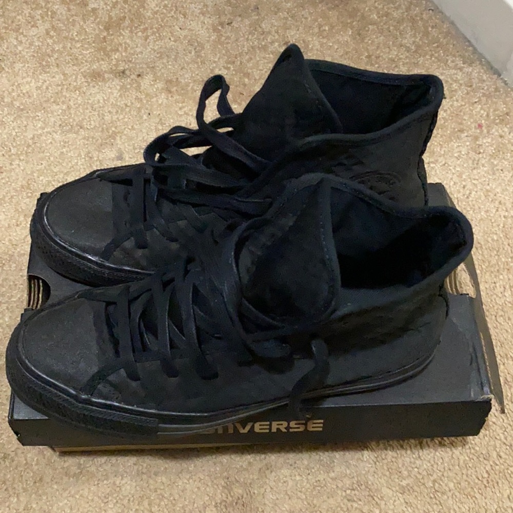 Kids black Converse